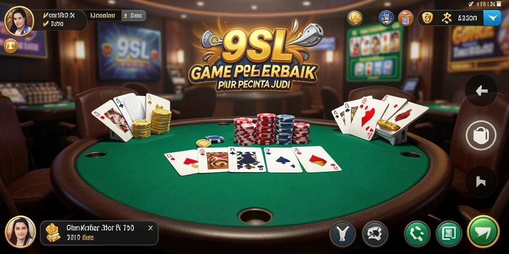 Screenshot gameplay 99SL menampilkan keseruan permainan Poker.