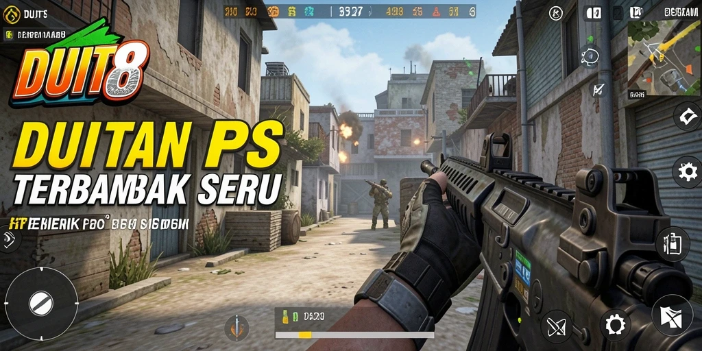 Tampilkan gameplay seru dalam action FPS di DUIT8.