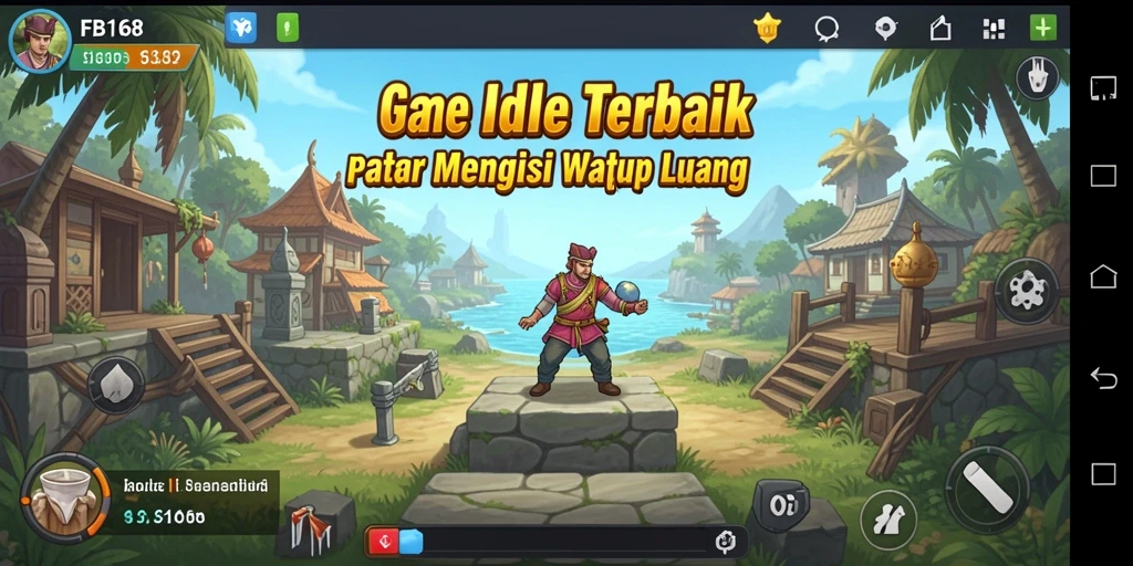 Gameplay FB168 yang menarik dan santai, penuh eksplorasi.
