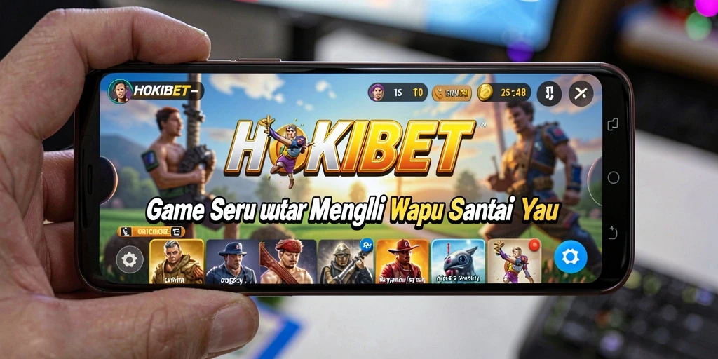 Tampilan gameplay HOKIBET yang seru dan penuh warna.