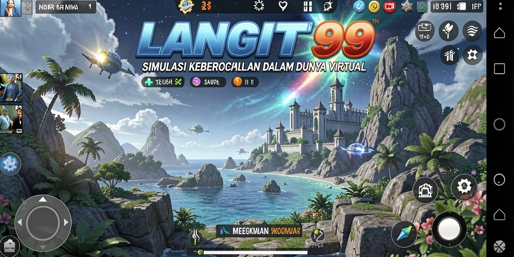 Screenshot gameplay LANGIT99 menunjukkan pengalaman simulasi yang interaktif dan menarik.