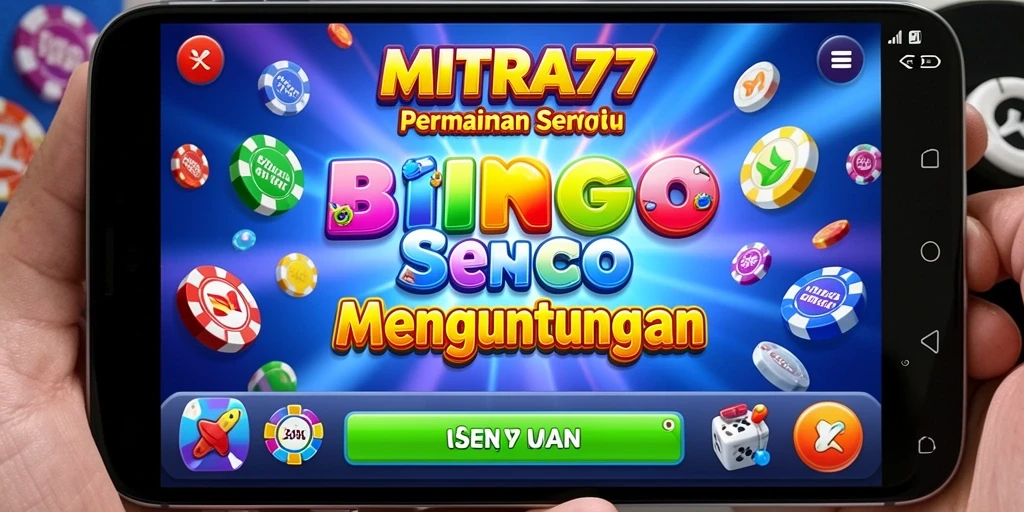 Tampilan gameplay seru dari aplikasi Bingo MITRA77.