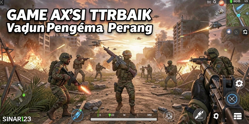 Tangkapan layar game SINAR123 menampilkan aksi tembak-menembak mendebarkan.