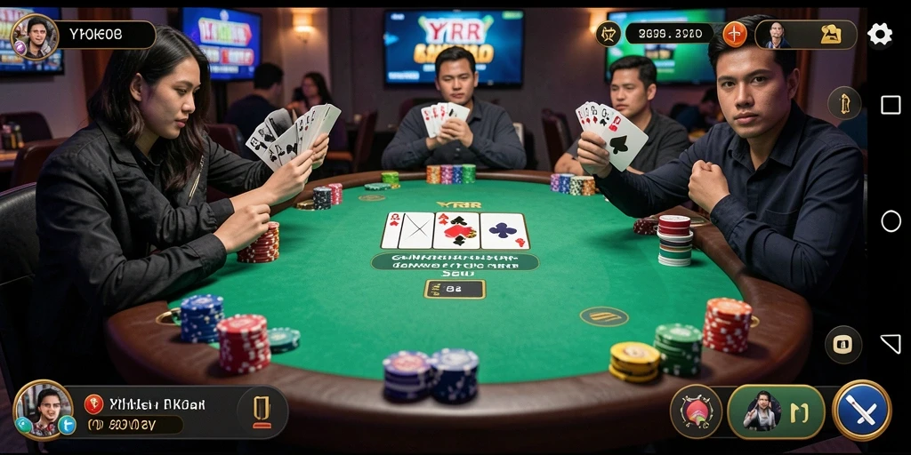 Tampilan gameplay YYRR yang menarik dan mendebarkan.